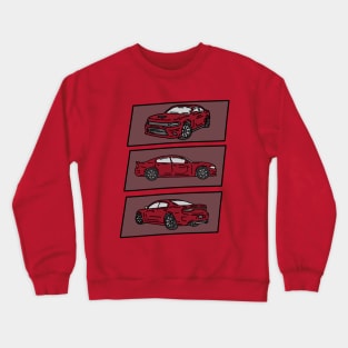 hand drawn super car illustration Crewneck Sweatshirt